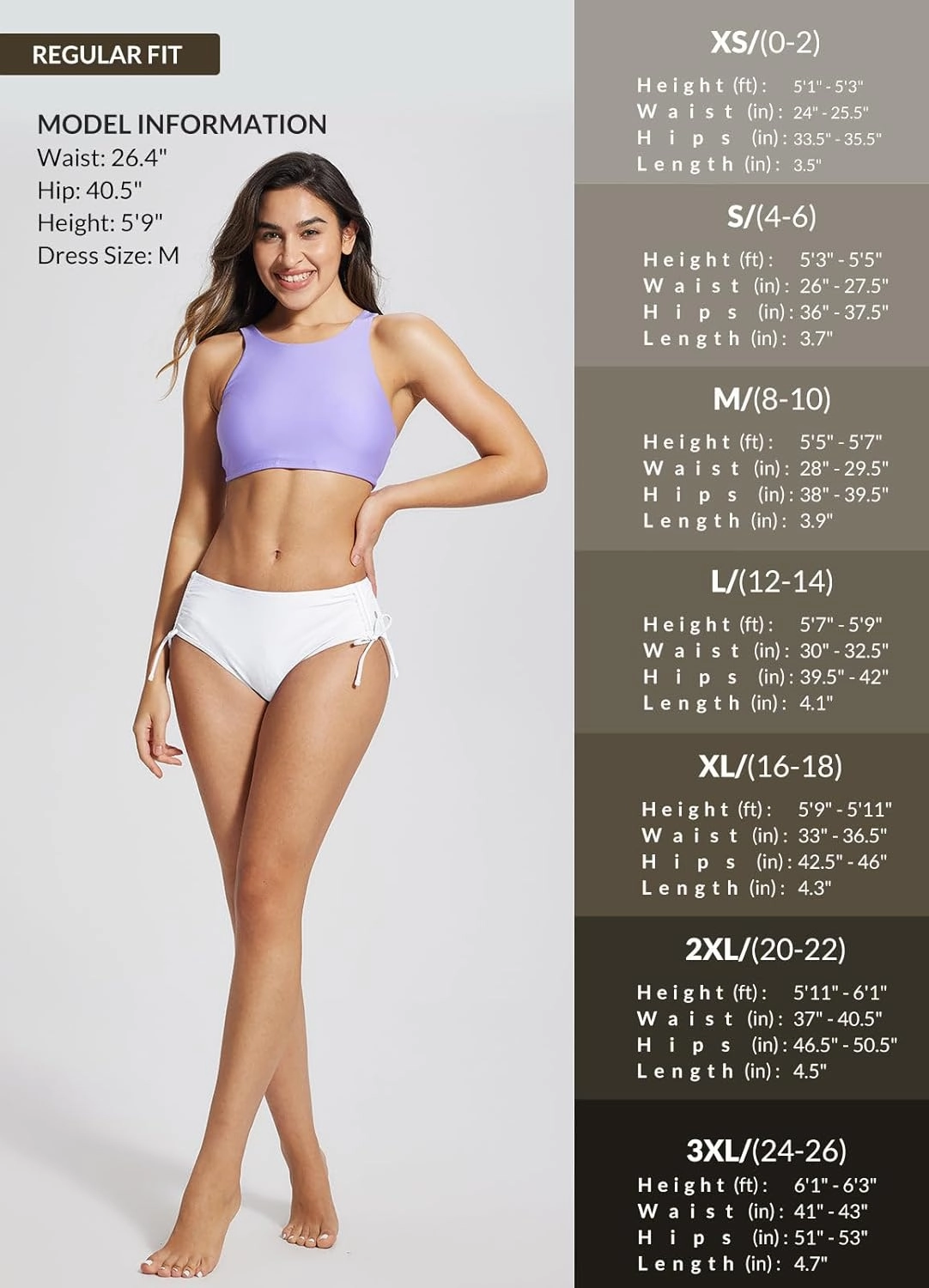 baleaf Women's Bikini Bottom Mid Waisted Adjustable Side Tie Swim Bottoms Ruched Cheeky Mid Coverage Swim Briefs