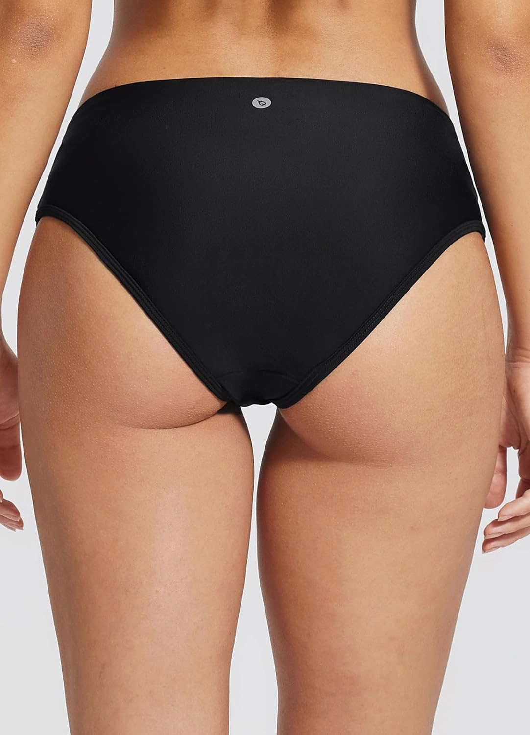 BALEAF Women's Modest Bikini Bottom High Waisted Swim Bottoms Full Coverage Bathing Suit Bottom