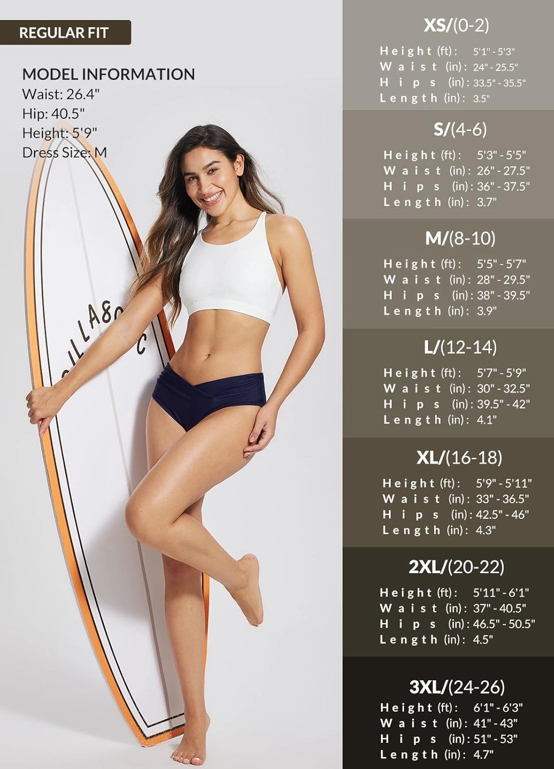 BALEAF Women's Modest Bikini Bottom High Waisted Swim Bottoms Full Coverage Bathing Suit Bottom