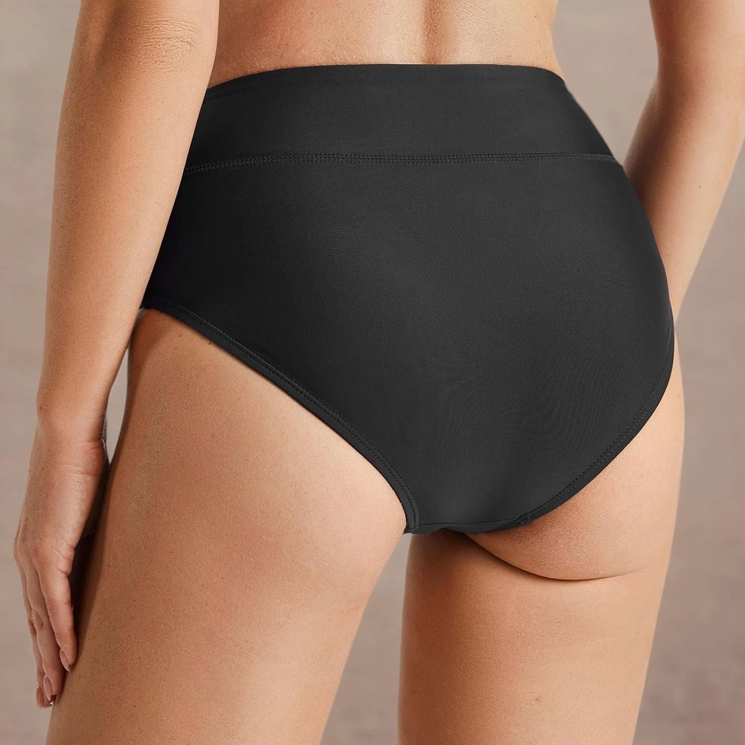 baleaf Women's Modest Bikini Bottom High Waisted Swim Bottoms Full Coverage Bathing Suit Bottom