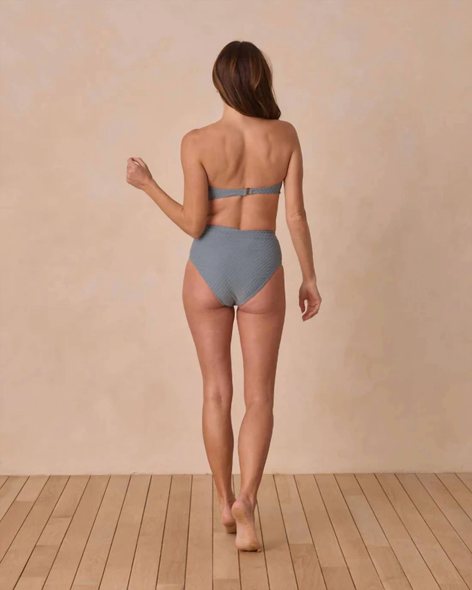 Bandeau Bikini Top In Ocean