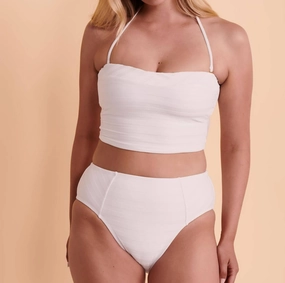 Bandeau Bikini Top In White