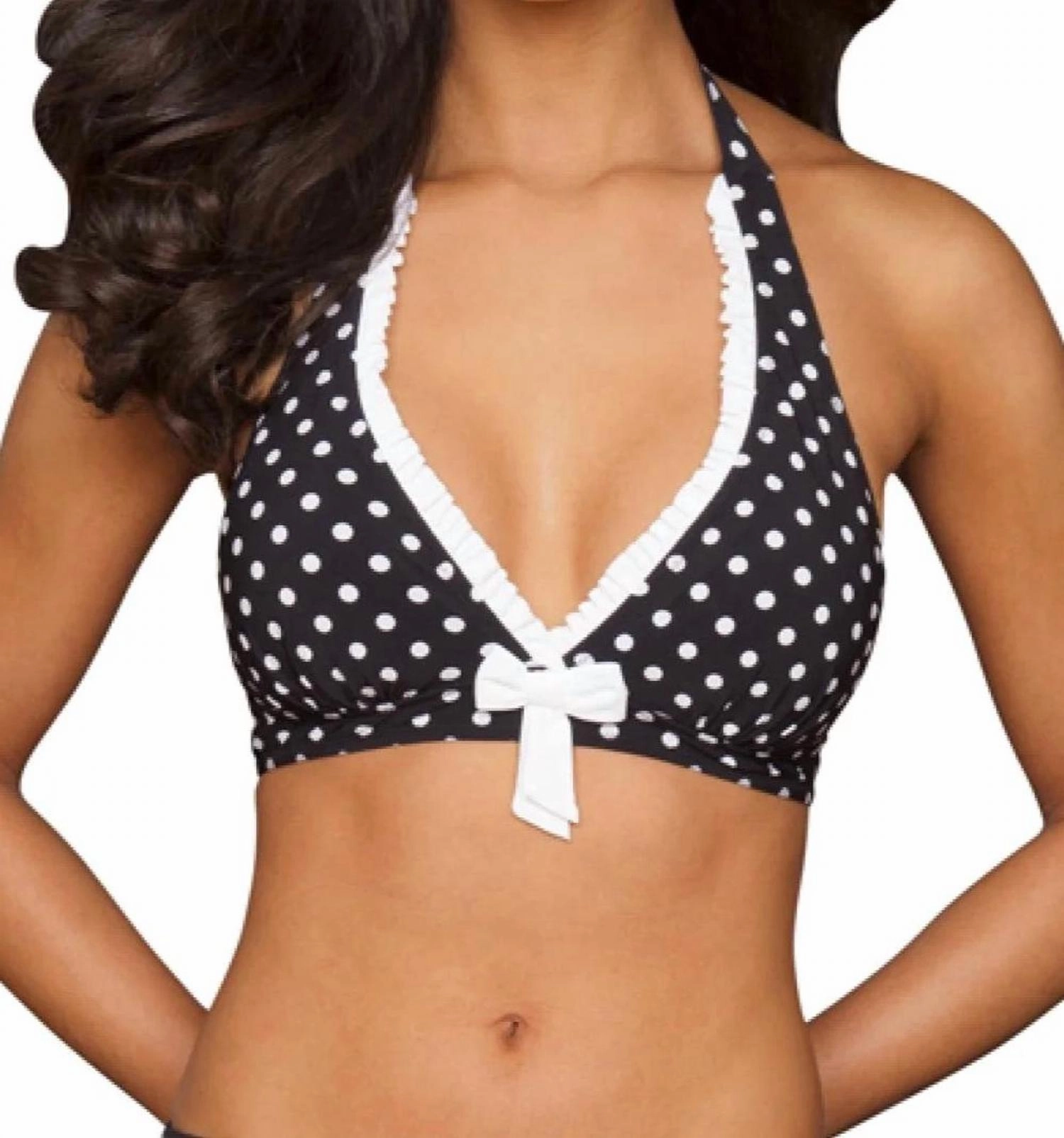 Banded Halter Bikini Bra In Tea At Three