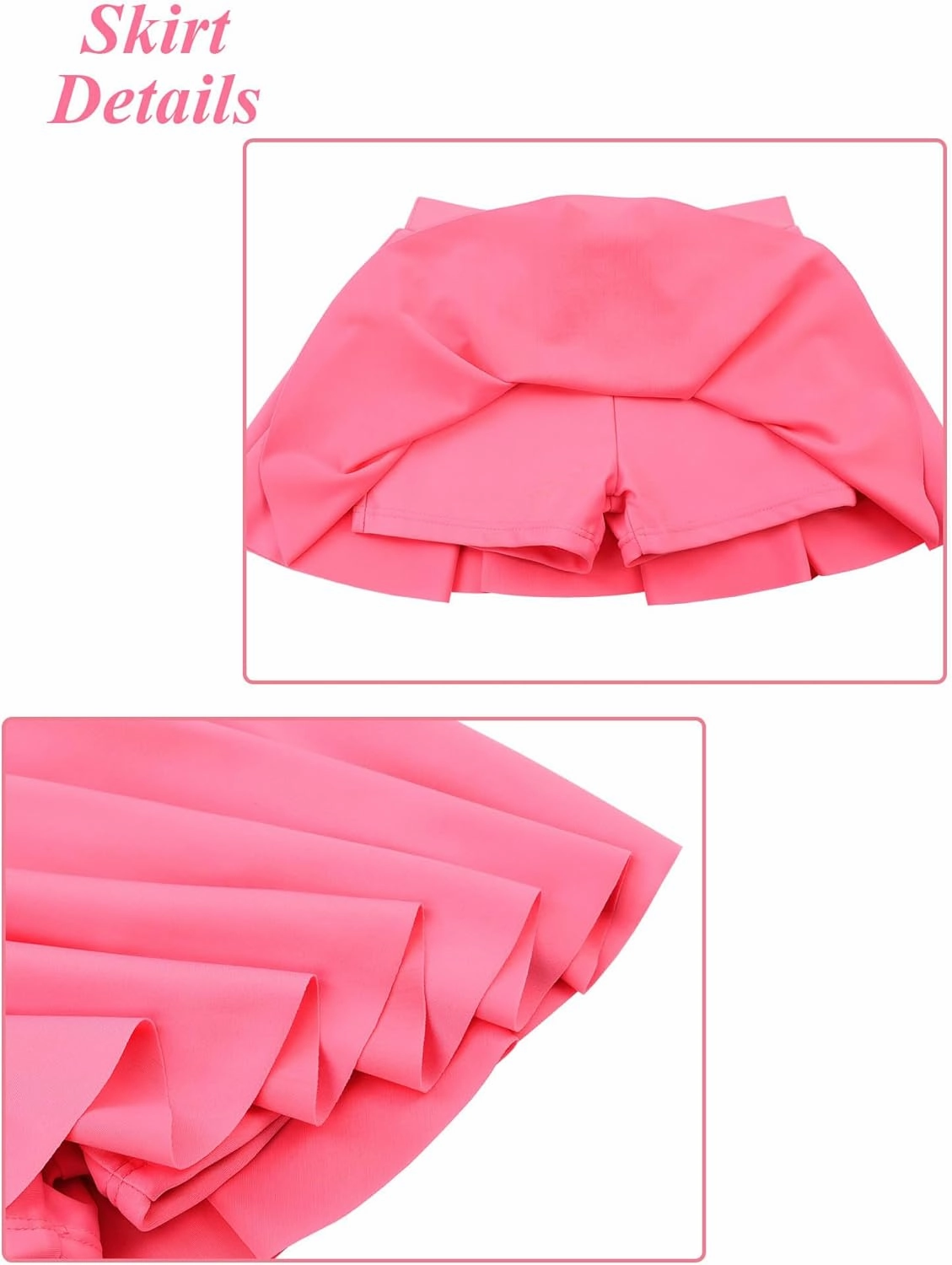BAOHULU Girls Rash Guard 2 Pieces Bathing Suit UPF50  Swimsuit with Swimming Skirt Swimwear 2-12Y