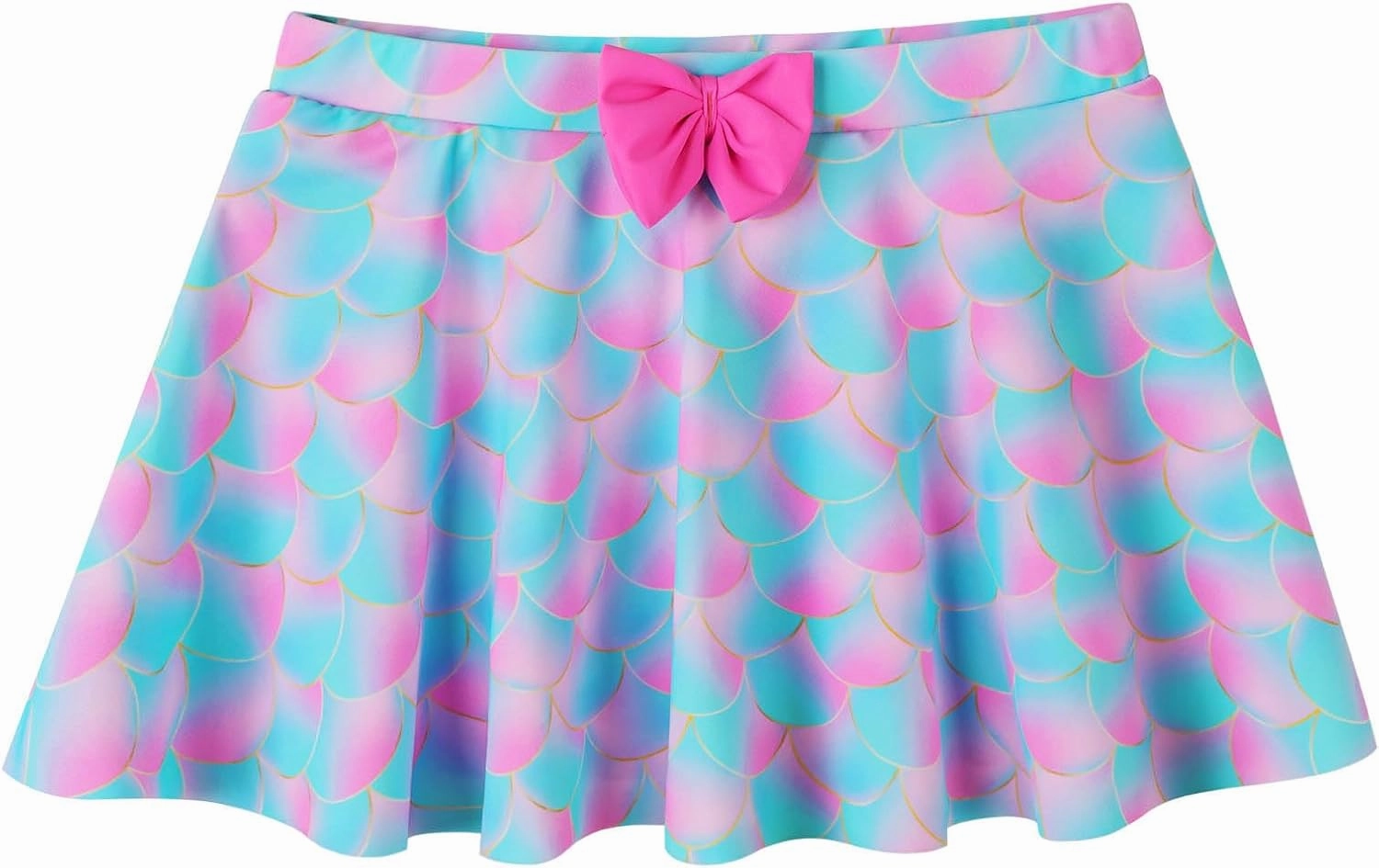 BAOHULU Girls Rash Guard 2 Pieces Bathing Suit UPF50  Swimsuit with Swimming Skirt Swimwear 2-12Y