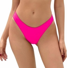 Bellecarrie Women's Cheeky Brazilian Bikini Bottoms Low Rise High Cut Swim Bottom