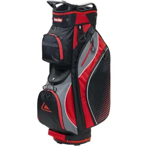 Best-Selling Longridge Deluxe Lite Cart Bag - Black/Charcoal/Red Instant Classic, Senior golf clubs