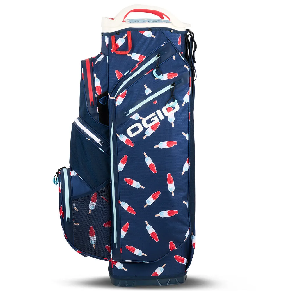 OGIO All Elements Silencer Waterproof Cart Bag - Rocket Pop, Black Friday golf deals, Spikeless golf shoes