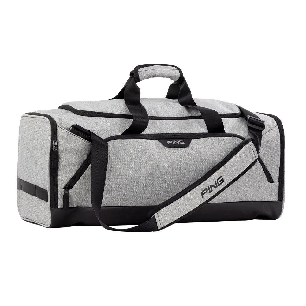 Ping Duffel Bag 251 - Textured Heather Grey, High visibility golf balls, Personalized golf balls
