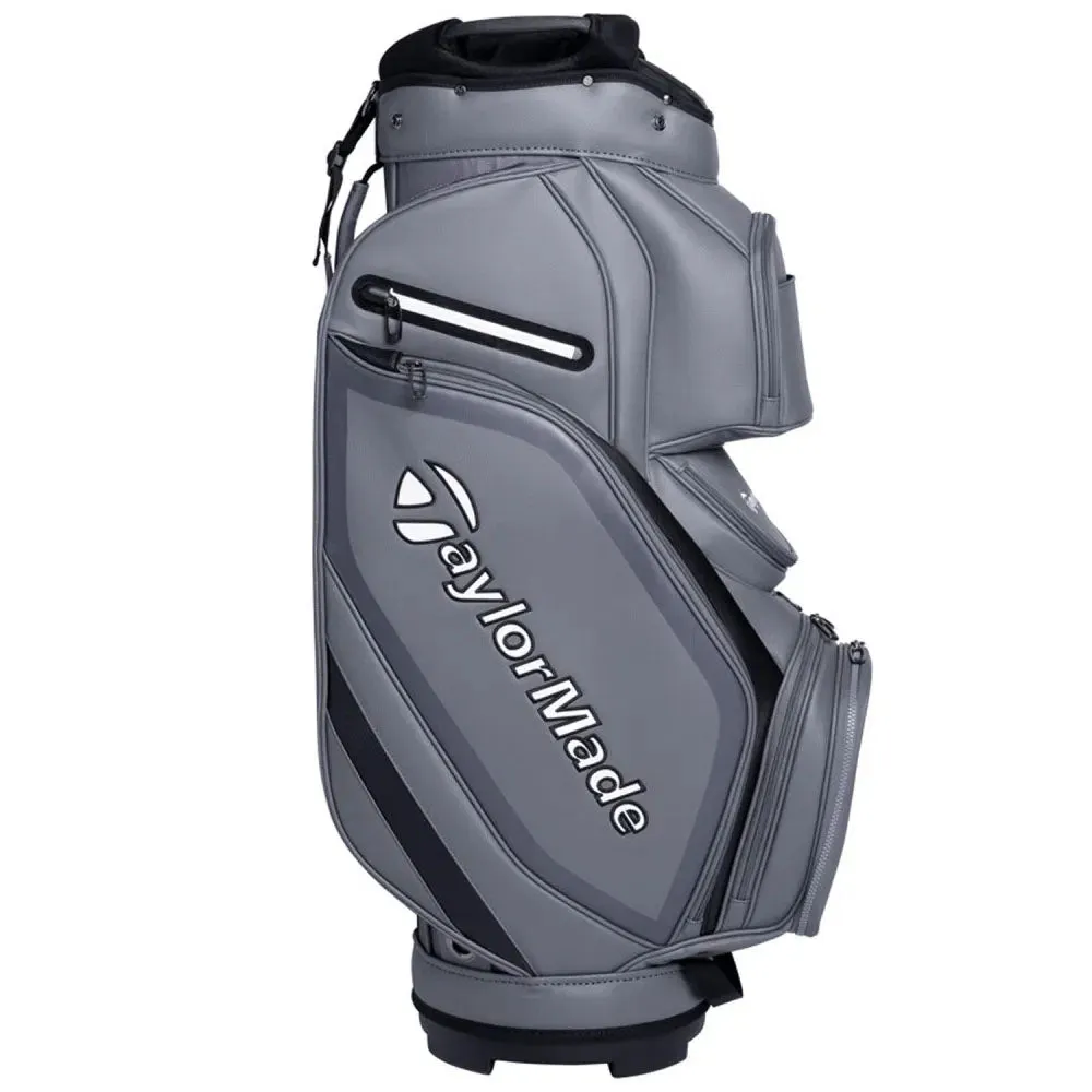 TaylorMade Deluxe Cart Bag - Charcoal, Funny golf gifts, Airline approved golf bag, Golf cart cup holder