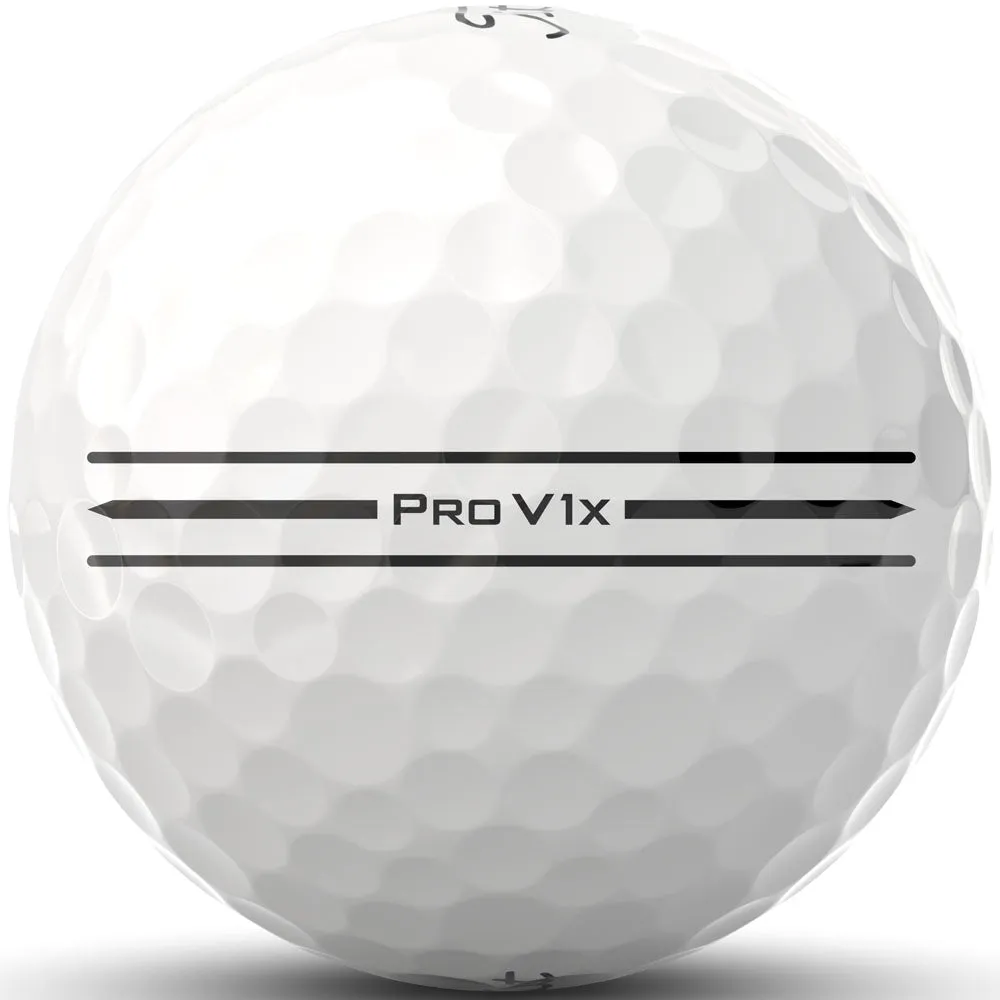 Titleist Pro V1x Enhanced Alignment Golf Balls - White - 12 Pack, Cheap golf equipment, Golf practice balls