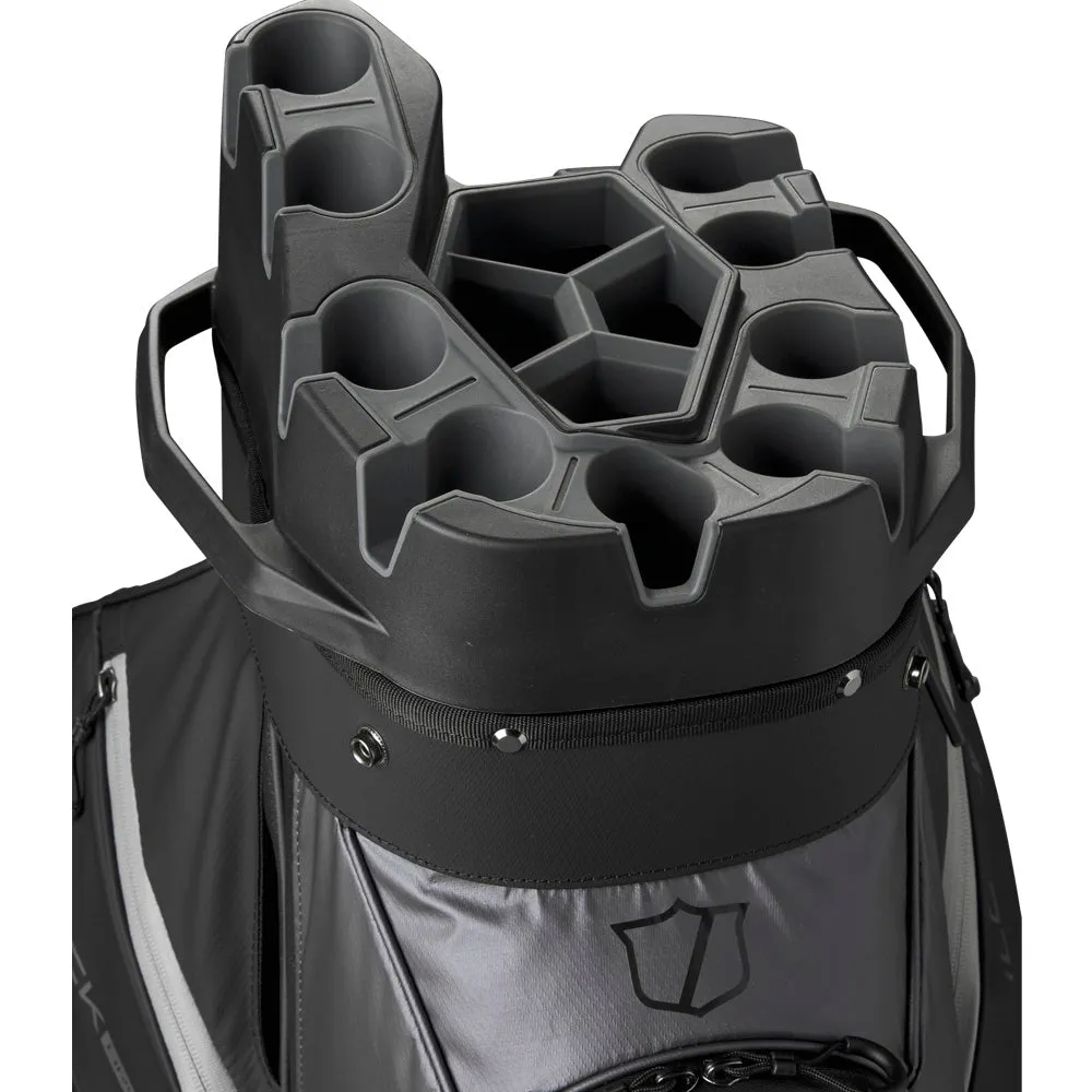 Wilson I-Lock Dry Cart Bag - Black/Grey, Golf club head covers, Adjustable golf driver