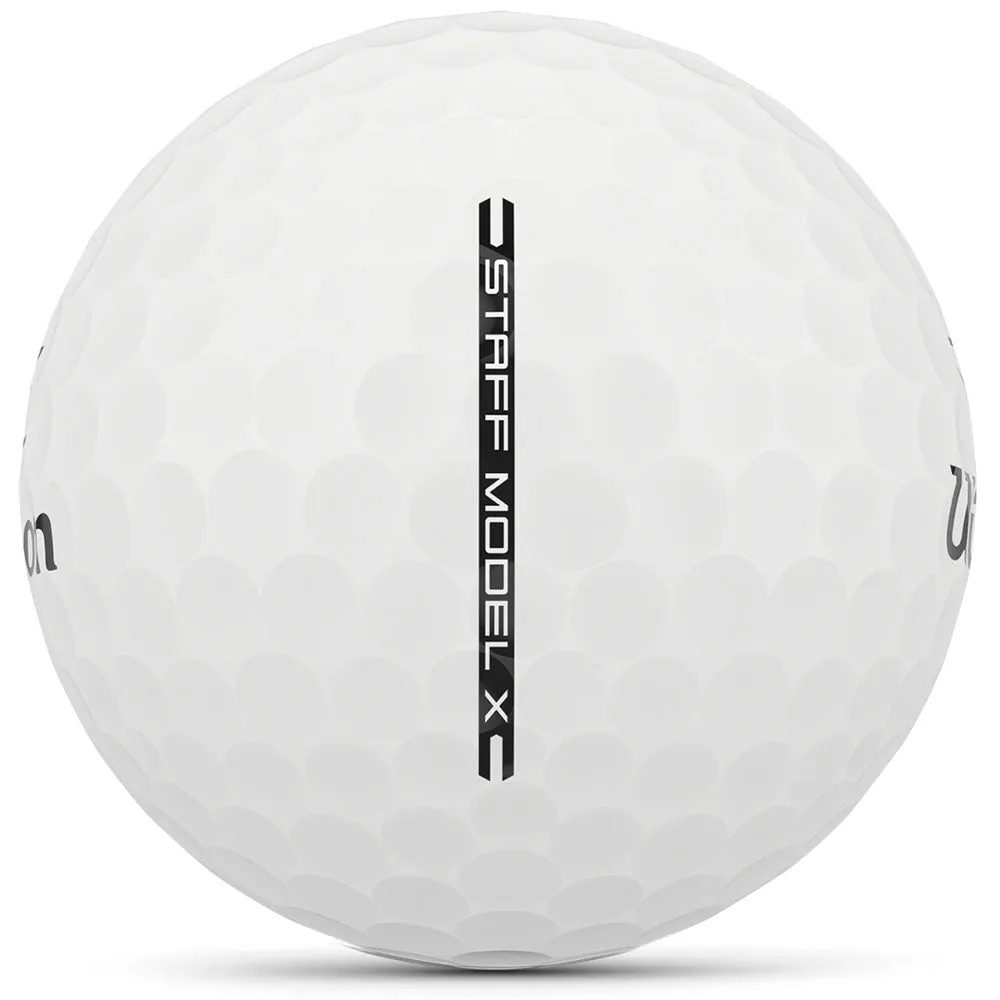 Wilson Staff Model X Golf Balls - White - 12 Pack, Airline approved golf bag