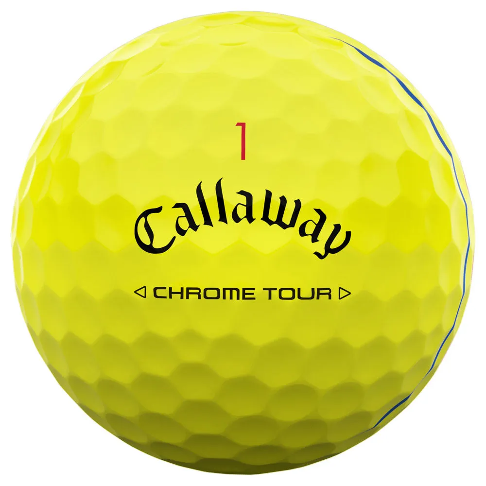 Callaway Chrome Tour Triple Track Golf Balls - Yellow - 3 Sleeve, Ping G430 hybrid