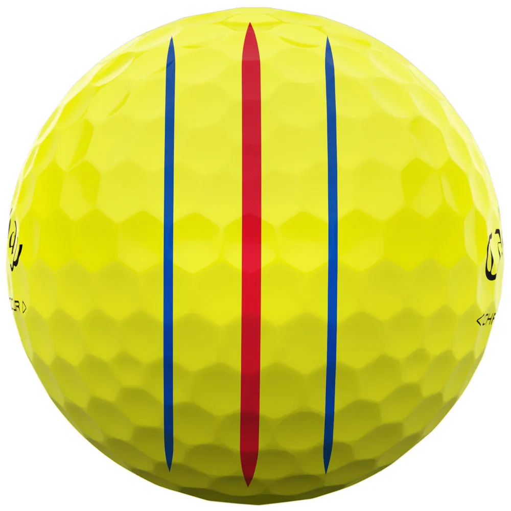 Callaway Chrome Tour Triple Track Golf Balls - Yellow - 3 Sleeve, Callaway golf set, Personalized golf balls