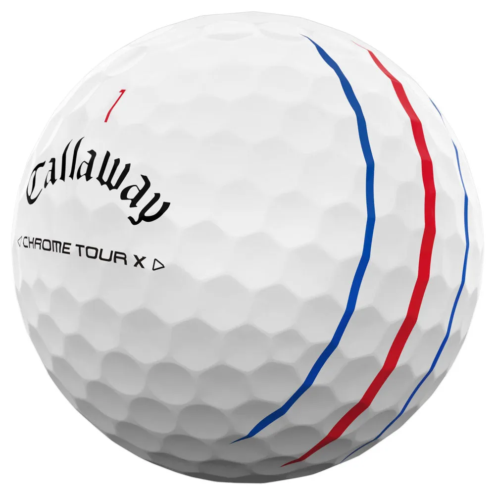 Callaway Chrome Tour X Triple Track Golf Balls - White - 12 Pack, Golf simulator for home, Golf gear for tall men, Golf club loft adjustment