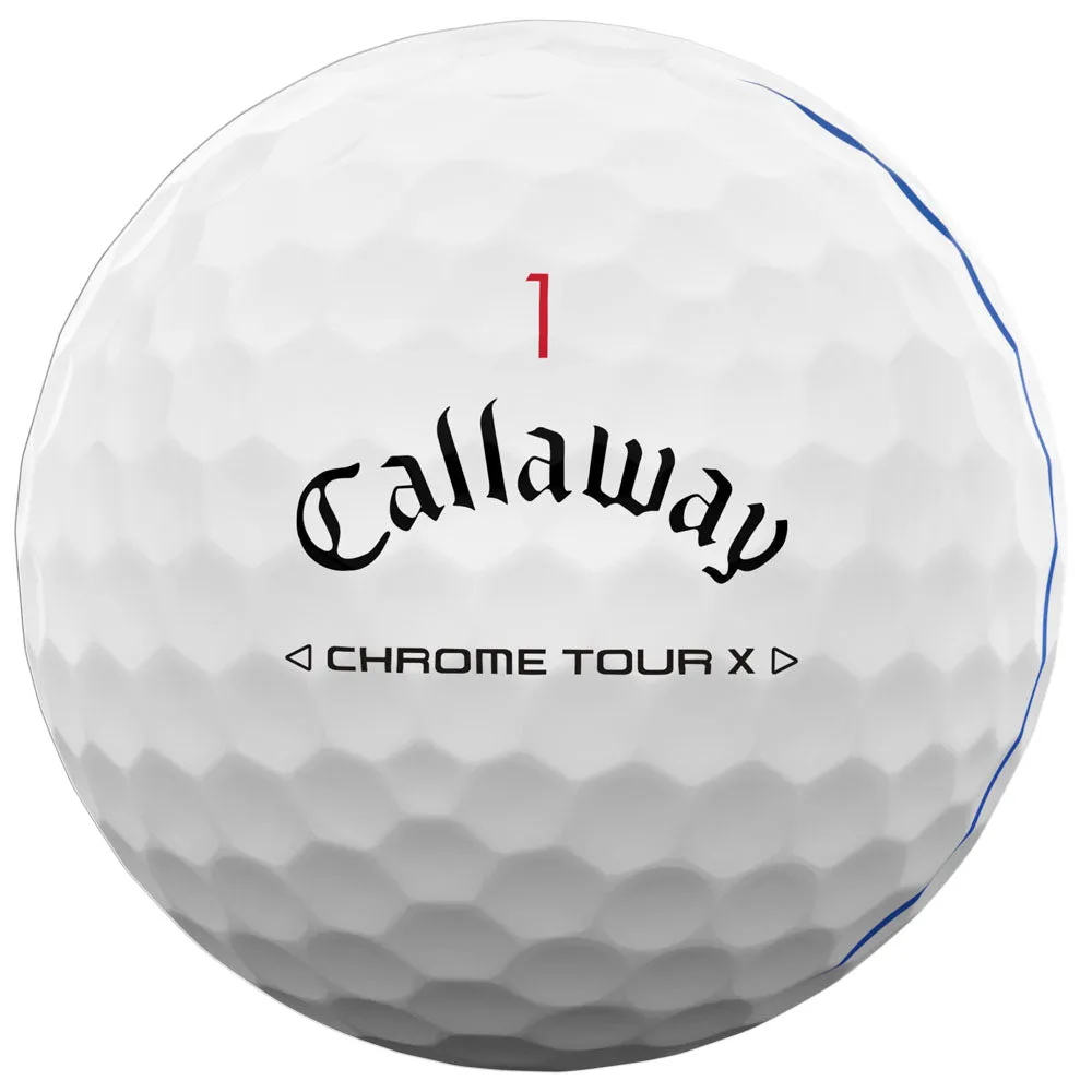 Callaway Chrome Tour X Triple Track Golf Balls - White - 12 Pack, Golf alignment sticks