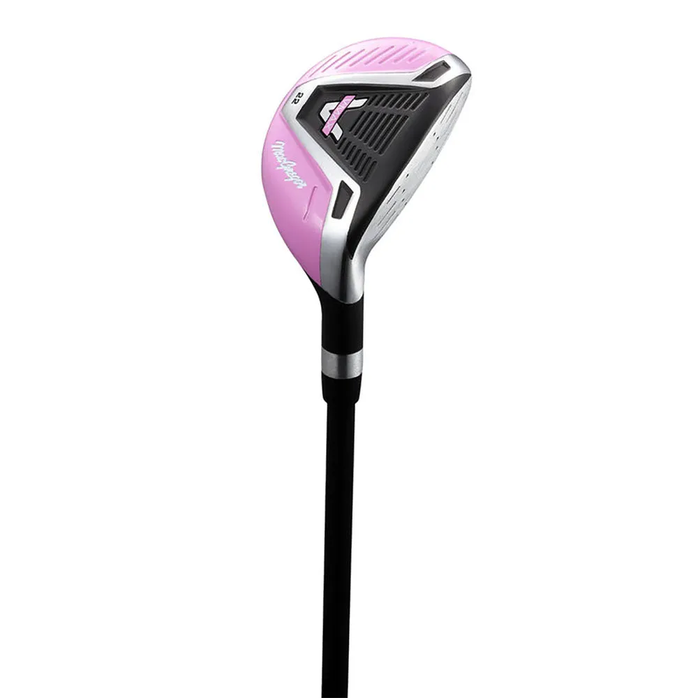 MacGregor V-MAX Junior 7-Piece Stand Bag Package Set - Pink (Ages 9-12), Golf gear for seniors, Breathable golf pants