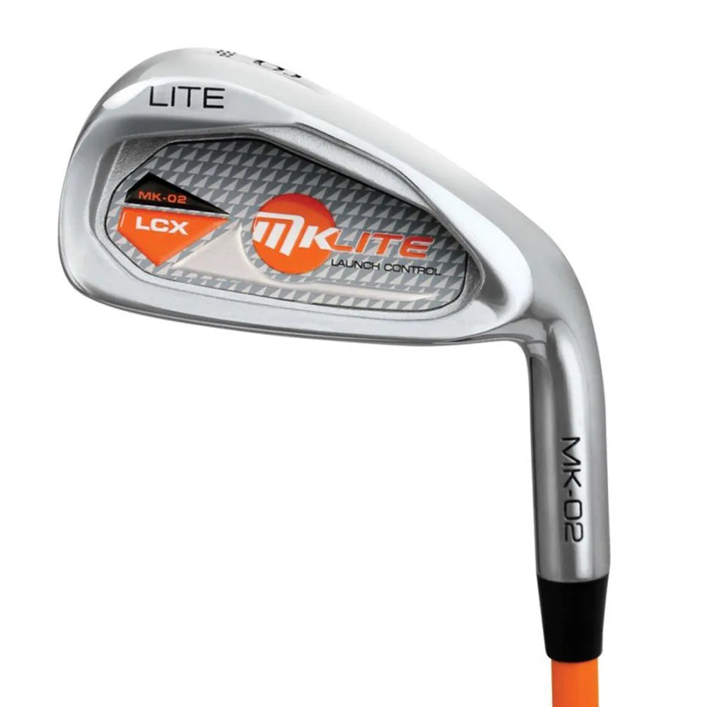 Mkids Junior Lite 7 Iron - Orange (49 Inch Tall) (Ages 6-8), Waterproof golf bag cover, Golf scorecard holder
