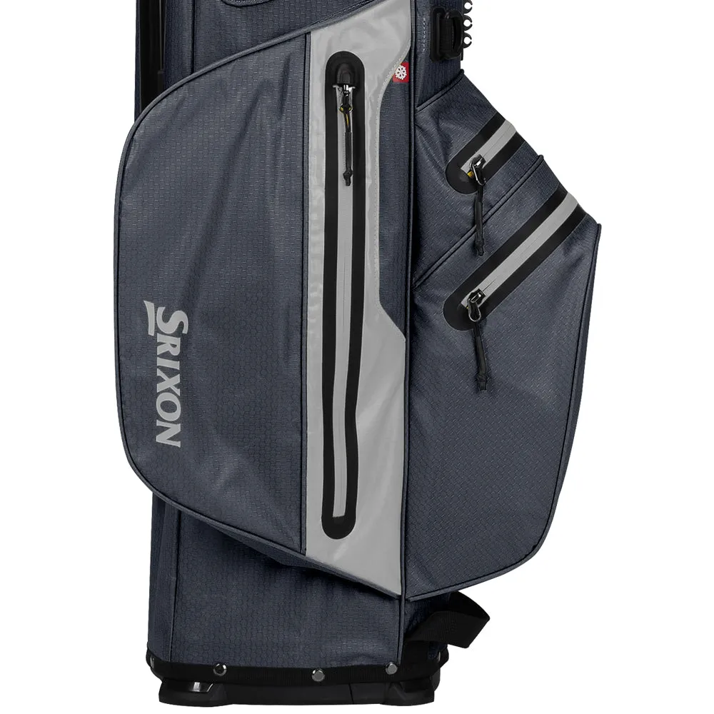Srixon Weatherproof Waterproof Stand Bag - Charcoal/Silver, Golf wedges 52 degree, Left-handed golf putters