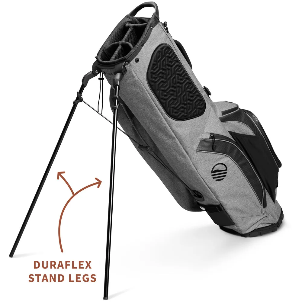 Sunday Golf Ryder '23 Stand Bag  - Heather Grey, Golf rain gloves, Men's golf polo shirts