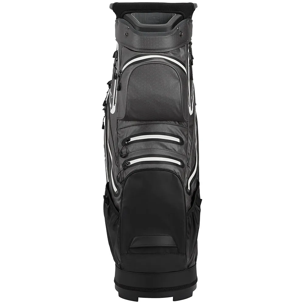TaylorMade StormDry Cart Bag - Black/Grey/White, Left-handed golf putters, Golf gear for tall men, Golf gear for seniors