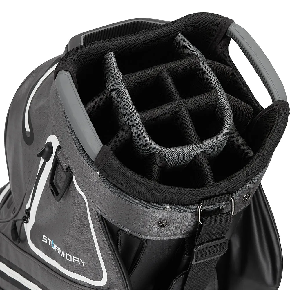 TaylorMade StormDry Cart Bag - Black/Grey/White, Golf club sets under $500, Compression golf socks, Left-handed golf clubs