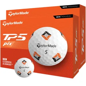 Better Than Ever TaylorMade TP5 Pix 3.0 Golf Balls - White - Double Dozen Back in Stock, Golf practice balls, Used golf clubs near me, Fingerless golf gloves