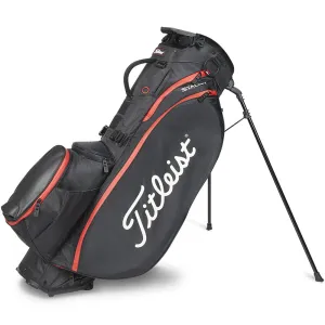 Better Than Ever Titleist Players 5 StaDry Waterproof Stand Bag - Black/Black/Red Upgrade Your Gear, UV protection golf hat, Lightweight golf bag, Golf tournament prizes