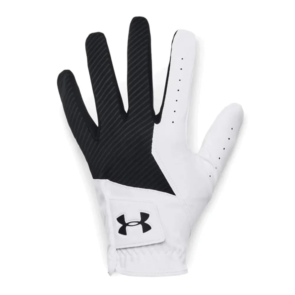 Under Armour Medal Golf Glove - Black/White, Golf simulator for home, Golf shoe travel bag