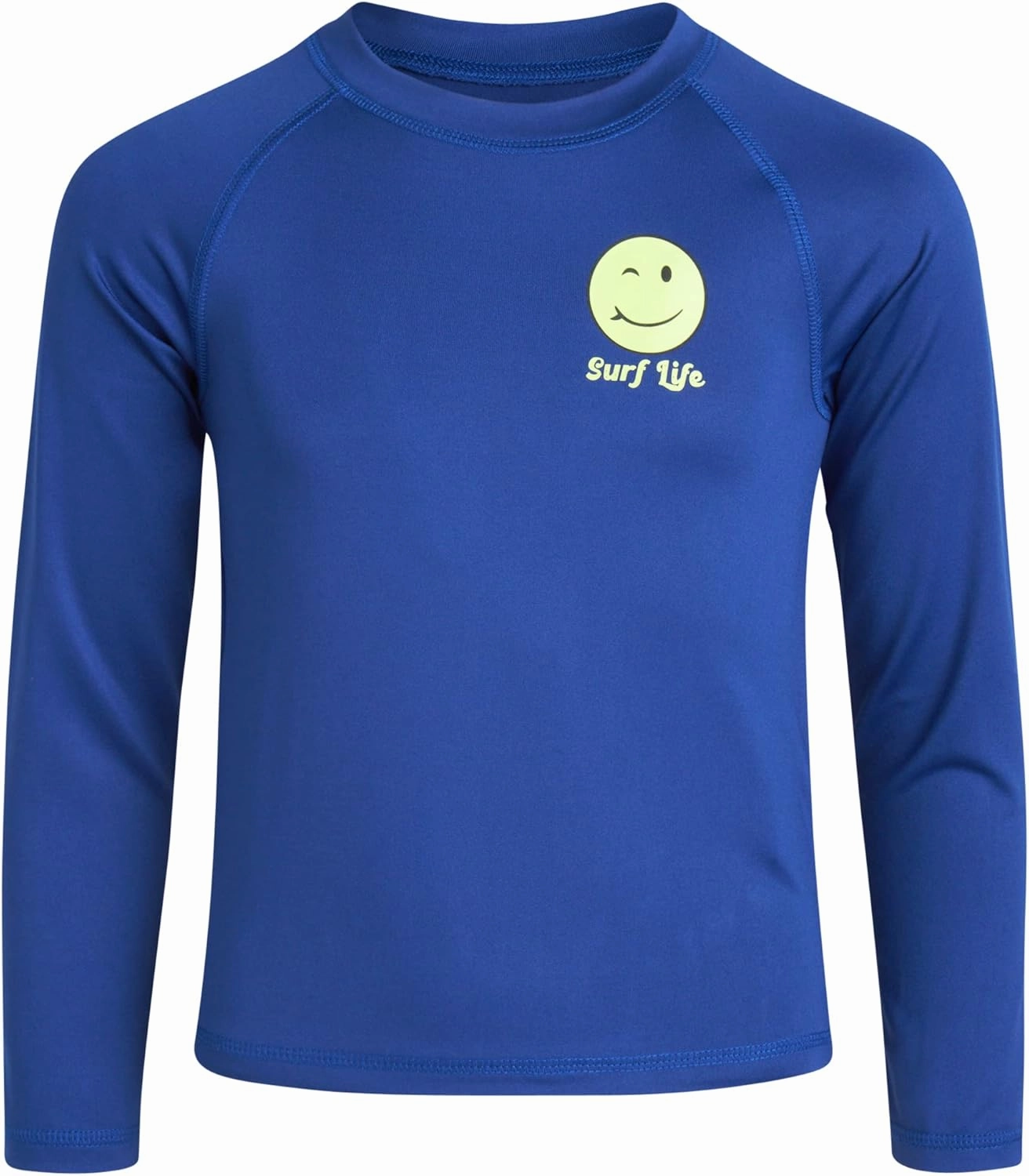 Big Chill Boys Rash Guard Set - 4 Piece UPF 50  Quick Dry Long Sleeve Swim Shirts and Trunks Set for Boys (Sizes: 4-14)