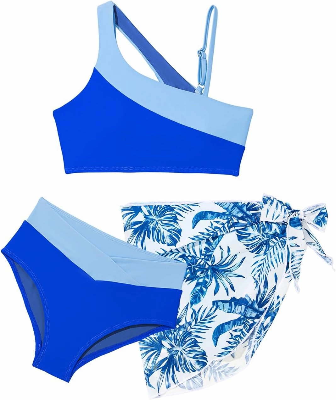 blibean Teen Girls 2025 Swimsuits Tween Kids Cutout Bathing Suits Bikini Set Size 6-15 Years