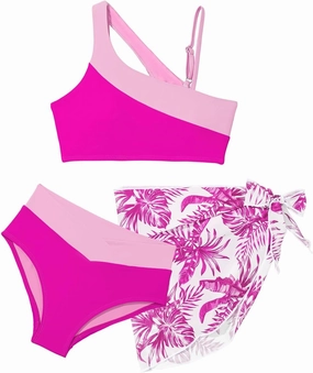 blibean Teen Girls 2025 Swimsuits Tween Kids Cutout Bathing Suits Bikini Set Size 6-15 Years