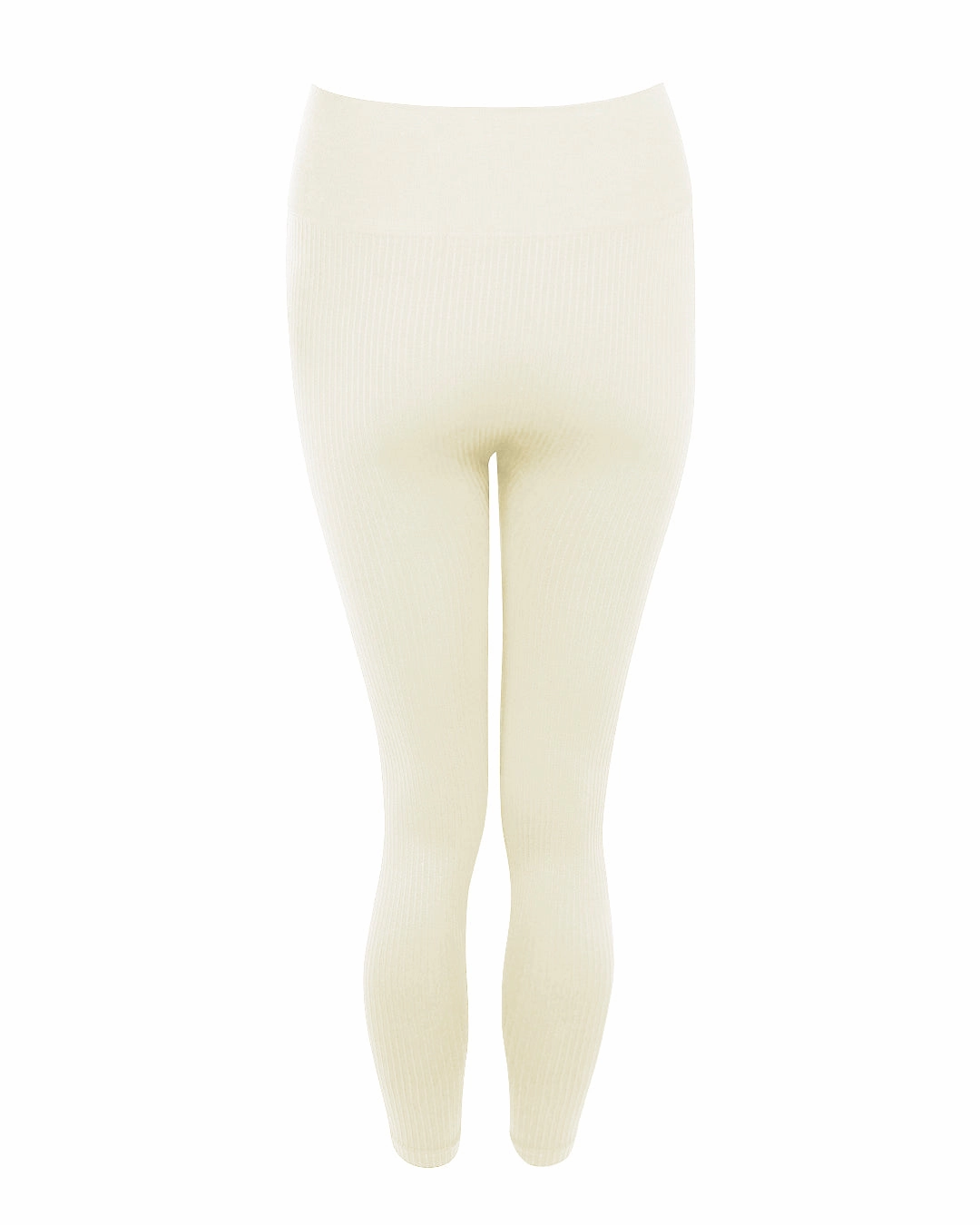 BLITHE Wide Ribbed Leggings | Cream