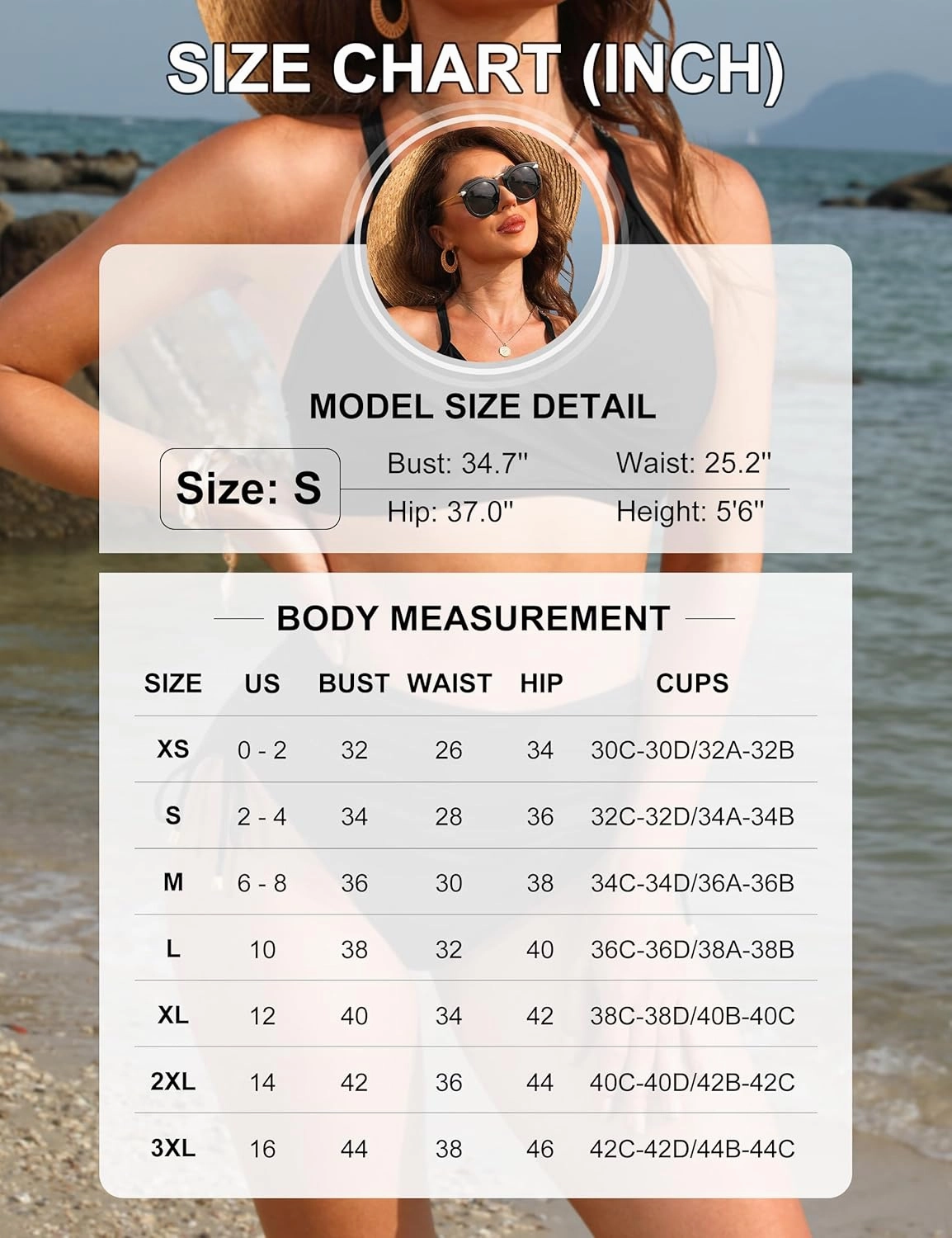 Blooming Jelly Womens High Waisted Bikini Sets Drawstring Tummy Control Swimsuits Crisscross Tie Back Bathing Suit