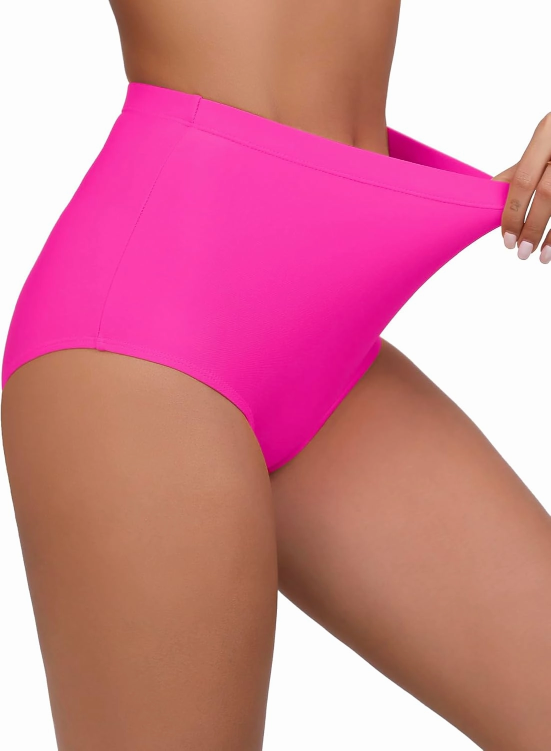 Bonneuitbebe Women Swim Bottoms High Waisted Bikini Bottom Full Coverage Swimsuit Bottoms Bathing Suit Bottom