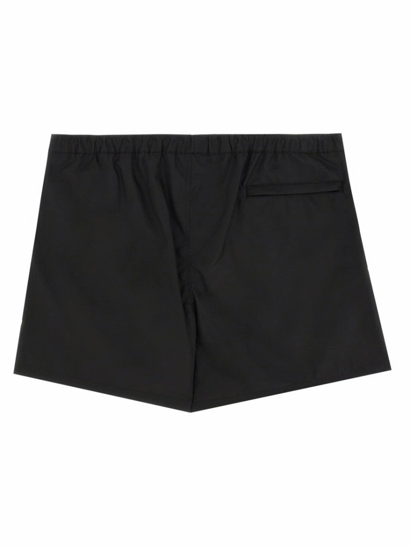 Boxer Swimsuit With Elastic Waistband