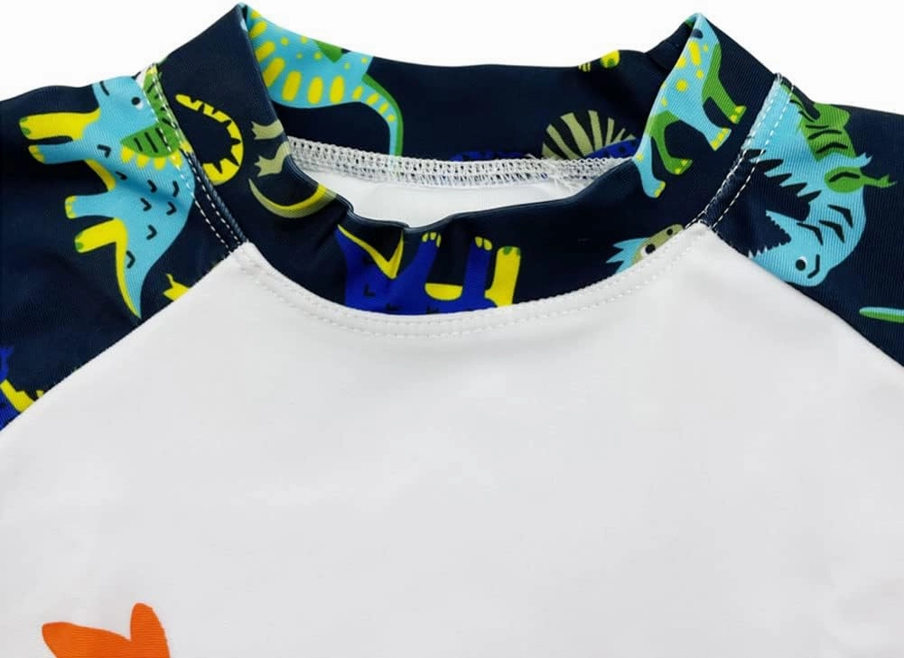 Boy Swim Set, 3 Pieces Set Swim Shirt   Swimming Shorts   Swimming Cap
