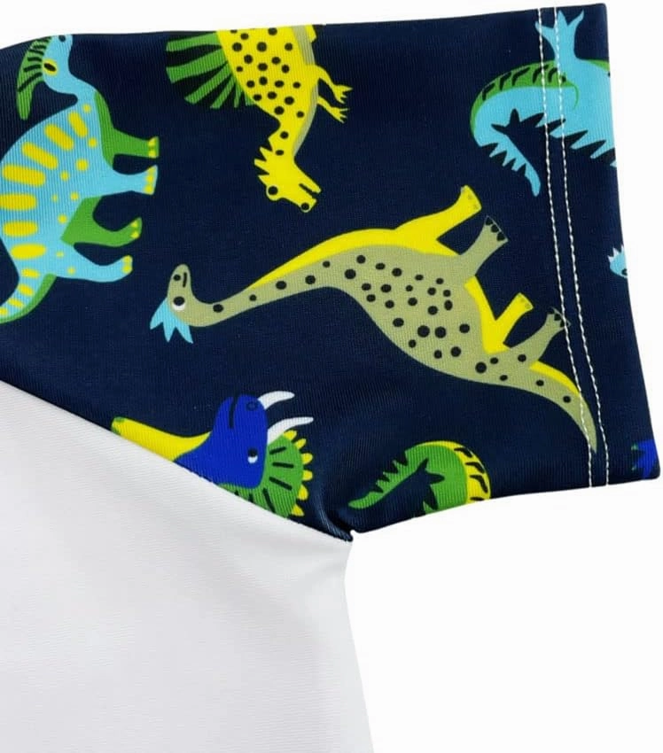 Boy Swim Set, 3 Pieces Set Swim Shirt   Swimming Shorts   Swimming Cap