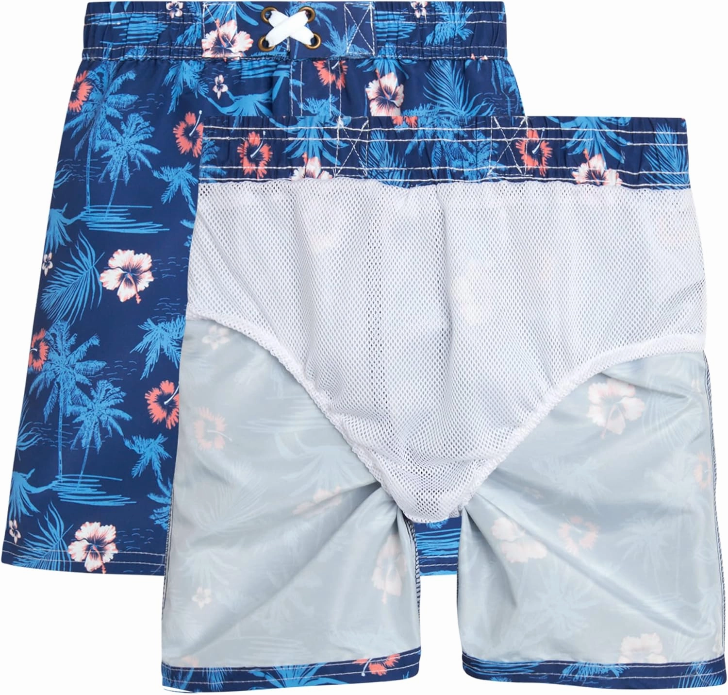 Boys Rash Guard Swimsuit Set - Kids Short Sleeve Bathing Suit Swimwear Sets (Sizes: 5-12)