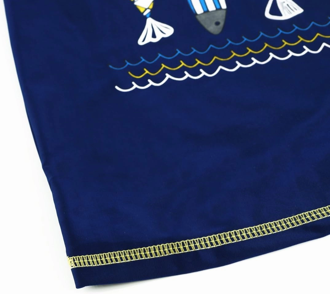 Boys Two Piece Rash Guard Swimsuits Kids Long Sleeve Sunsuit Swimwear Sets