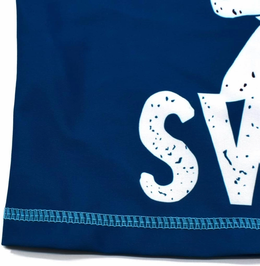 Boys Two Piece Rash Guard Swimsuits Kids Long Sleeve Sunsuit Swimwear Sets