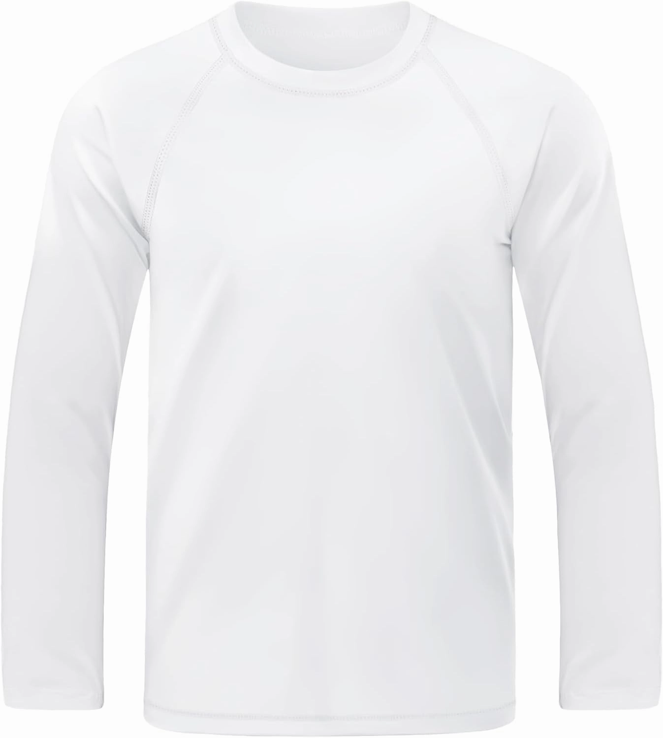 Boys UPF 50  Rash Guard Long Sleeve Swim Shirt UV Sun Protection Swimsuit SPF Water Surfing Sun Shirts for Boy Kids Quick Dry