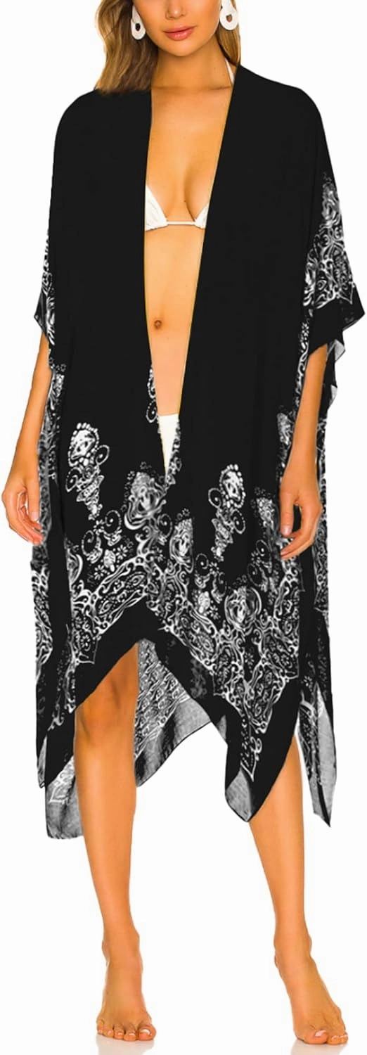 Breezy Lane Kimonos for Women Swimsuit Coverups Beach Cover Up Swimwear Cardigan Summer
