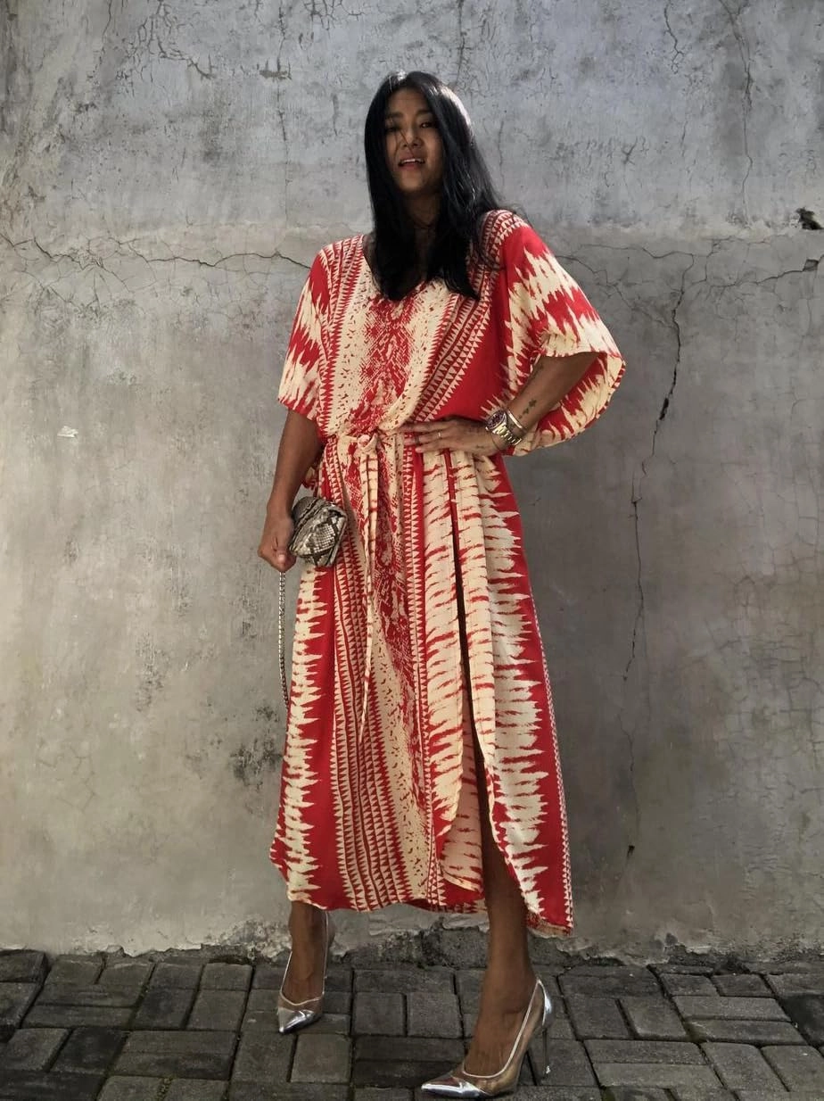Bsubseach Kaftan Dresses for Women 2025 Plus Size Swimsuit Cover Up Tie Dye Caftan Maxi Dress Loungewear