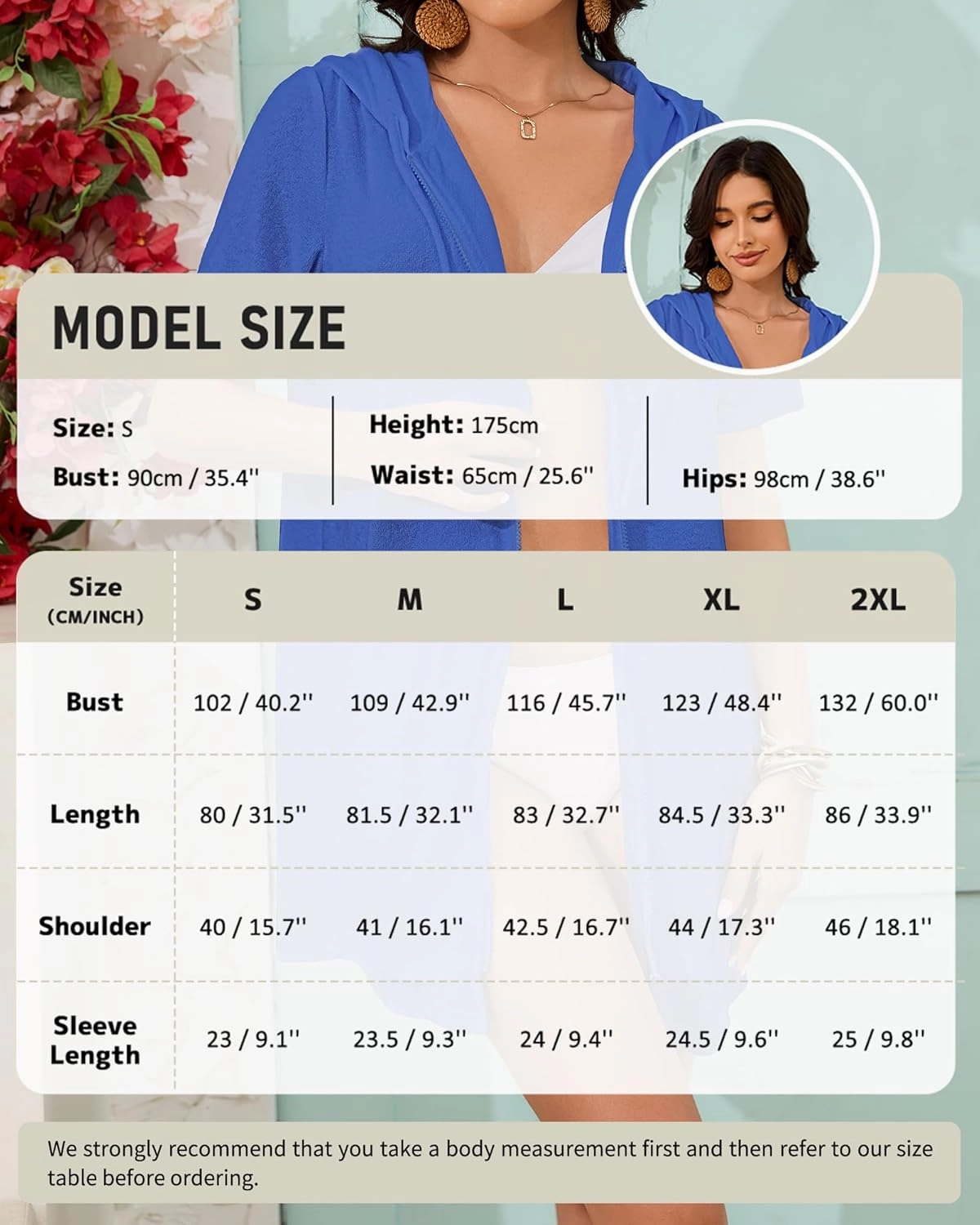 Bsubseach Terry Cloth Cover Up - Women 2025 Zipper Swimsuit Coverup Hooded Swim Robes Beach Coverups with Pockets