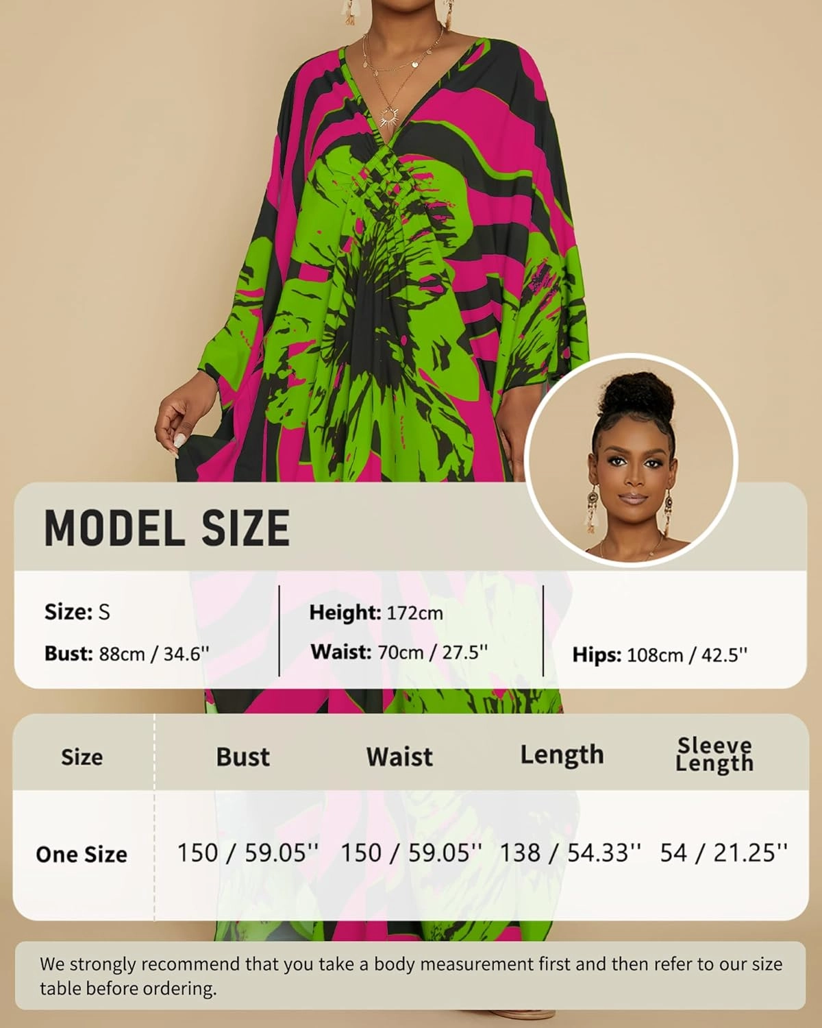 Bsubseach Women Floral Print Kaftan Dresses Plus Size Swimsuit Coverup 2025 Summer Bathing Suit Caftan Loungewear Beach Dress
