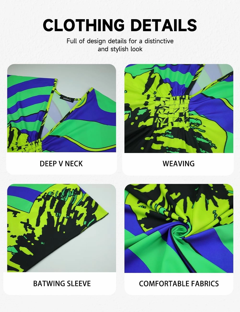 Bsubseach Women Floral Print Kaftan Dresses Plus Size Swimsuit Coverup 2025 Summer Bathing Suit Caftan Loungewear Beach Dress