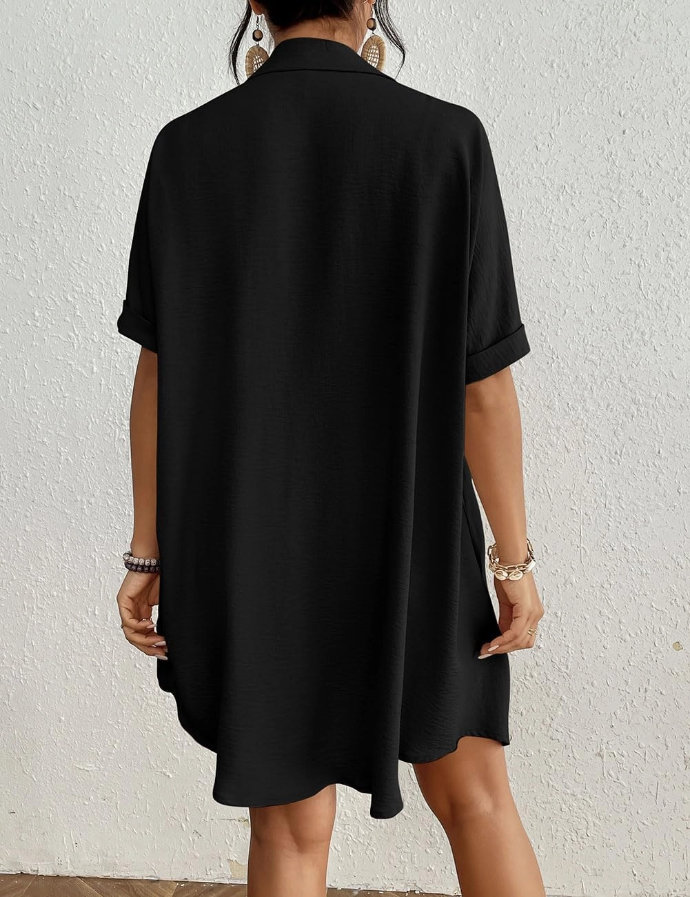Bsubseach Womens Bathing Suit Cover Ups Bikini Swimsuit Coverup for Women 2024 Button Down Beach Dress Shirt