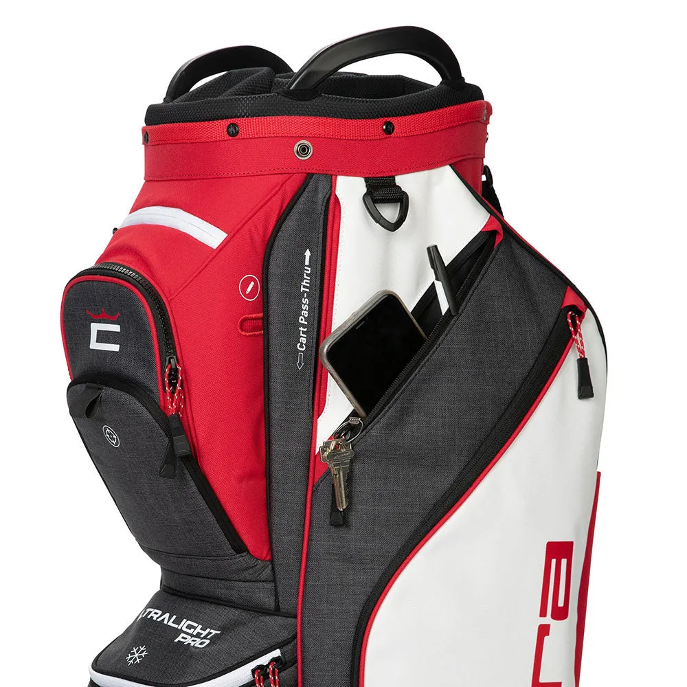 Cobra Ultralight Pro Cart Bag - Ski Patrol/Black, Golf vest for men, Golf gear for seniors